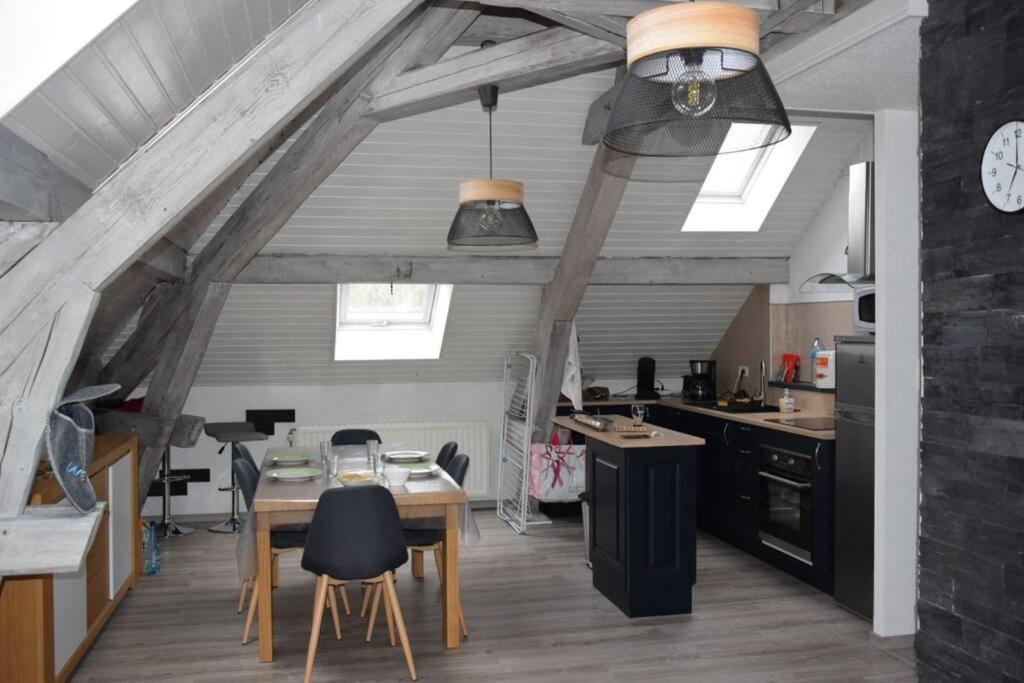 Ferienwohnung Loft Avec Jardin Corcieux Exterior foto